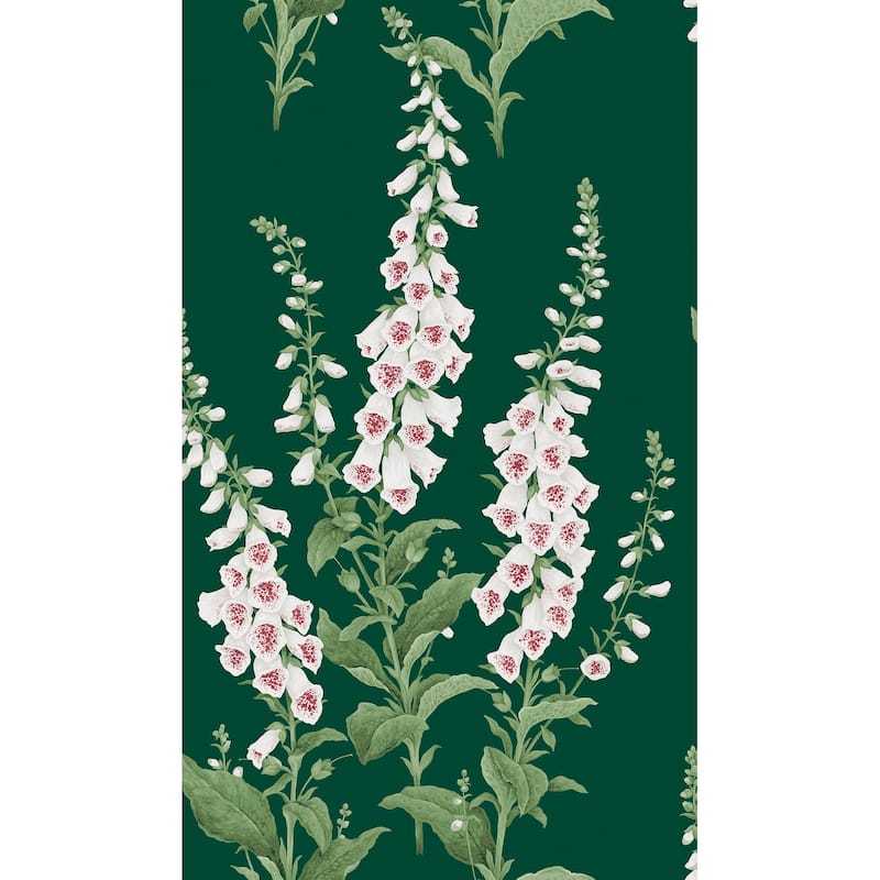 Graham & Brown Foxglove Emerald Wallpaper