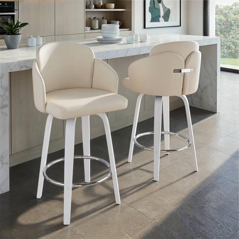 Dahlia 26" Fixed-Height Counter Stool - Set of 2