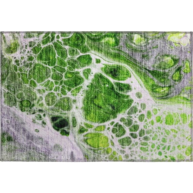 Premium Washable Super Soft Abstract Ink Mayfield Rug