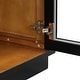 preview thumbnail 16 of 51, Buffet Cabinet with Glass Doors, Arched Cabinet with Adjustable Shelves, Kitchen Storage Cabinet with Rebound Device
