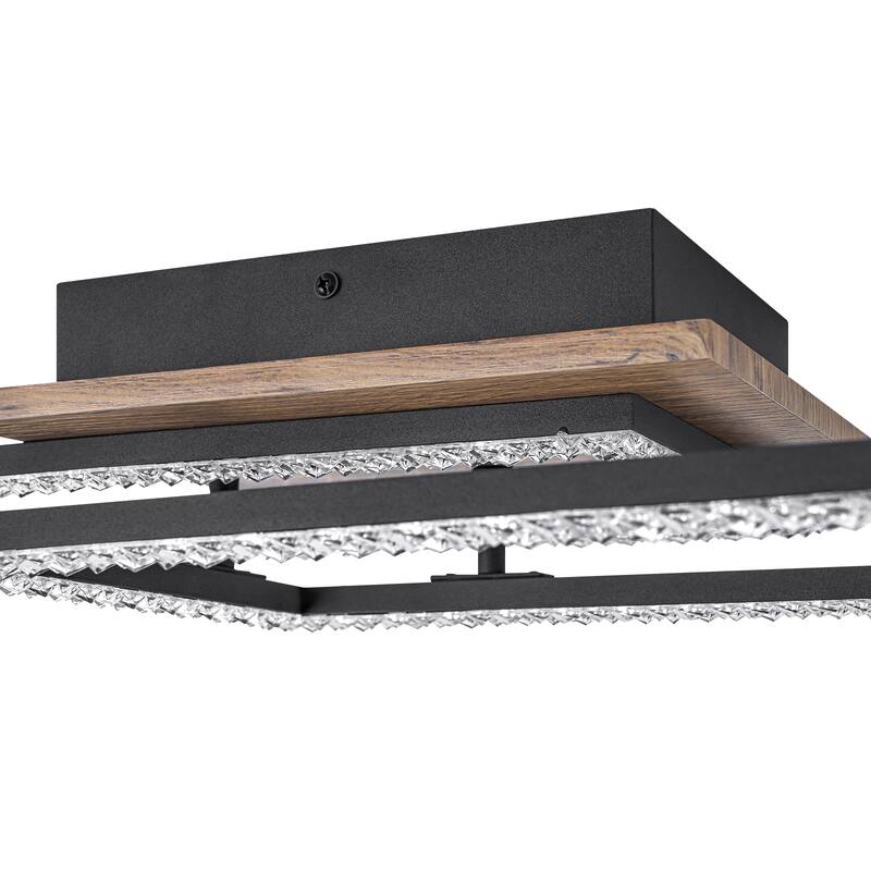 Dual Frame Rectangular Integrated LED Flush Mount Ceiling Light - Dia.40.55-in