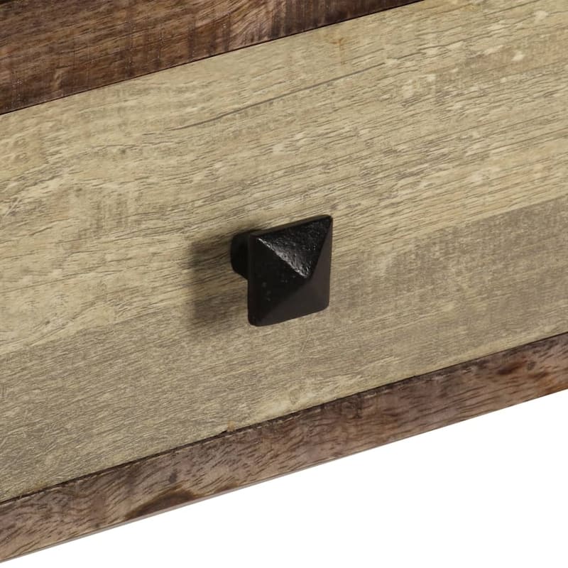 vidaXL TV Stand 46.5"x11.8"x15.7" Solid Wood Mango