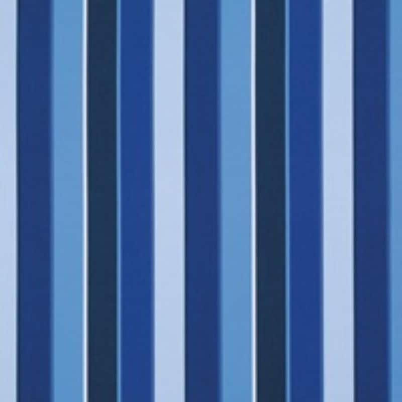 Sunbrella Stripe Fabric 1-Piece Indoor/Outdoor Lumbar Pillow, 22"W x 9"L, Maxim Classic - 22"W x 9"L