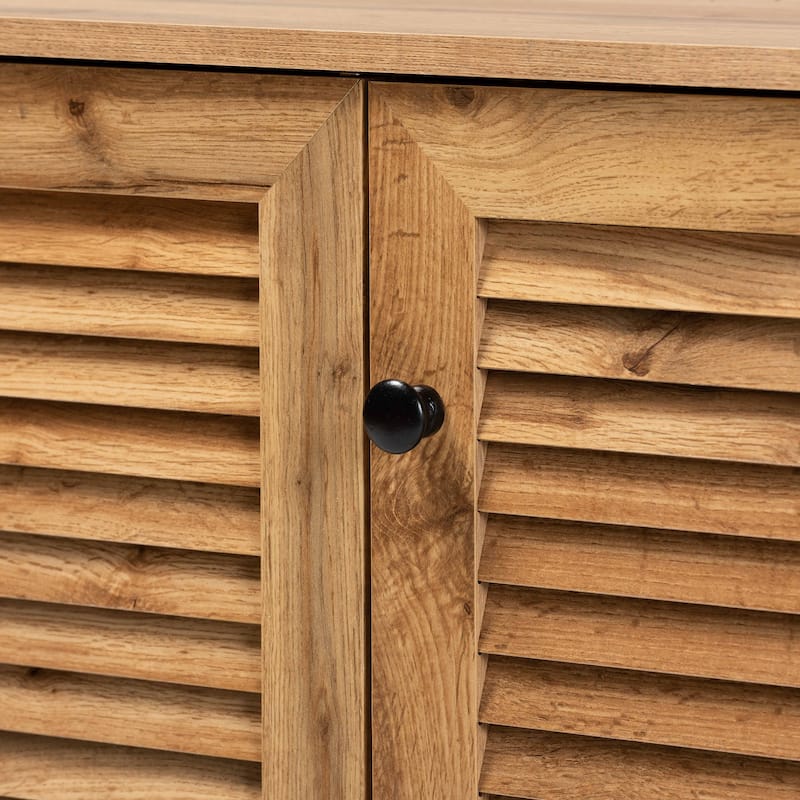 Coolidge Modern & Contemporary 3-Door Wood Shoe Storage Cabinet