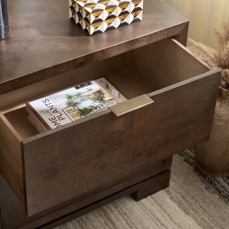 SAFAVIEH Home Lavana 2-Drawer Nightstand
