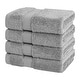 preview thumbnail 31 of 60, American Soft Linen, Salem Luxury 4 Pack Washcloth Set, %100 Combed Cotton, 13 x 13 Washcloths