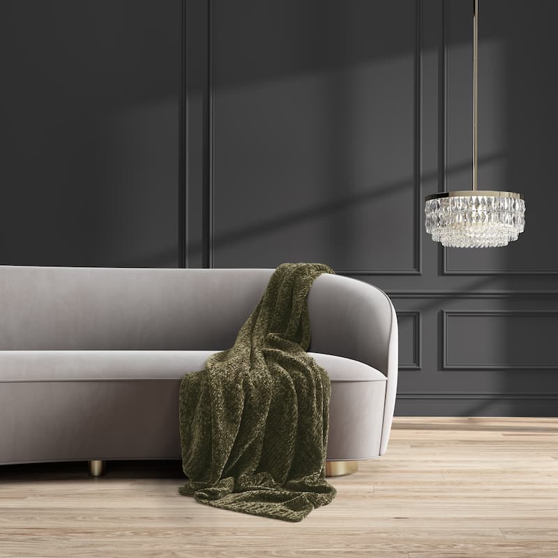 J. Queen New York Birmingham Chenille Throw