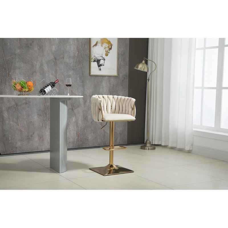 Milano adjustable swivel sales bar chair