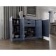 preview thumbnail 1 of 46, Palace Imports 100% Solid Wood 65" Sideboard with Solid Doors, 2-Drawers and Adjustable Shelves Antique Blue
