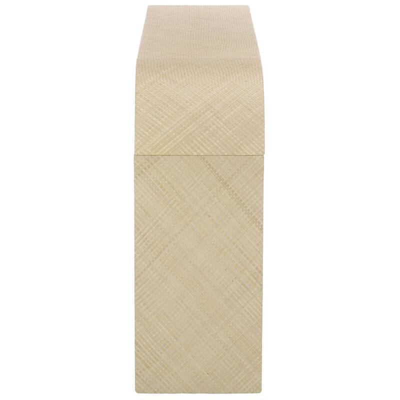 SAFAVIEH Home Bayu Curved Console Table - 12"W x 52"D x 31"H