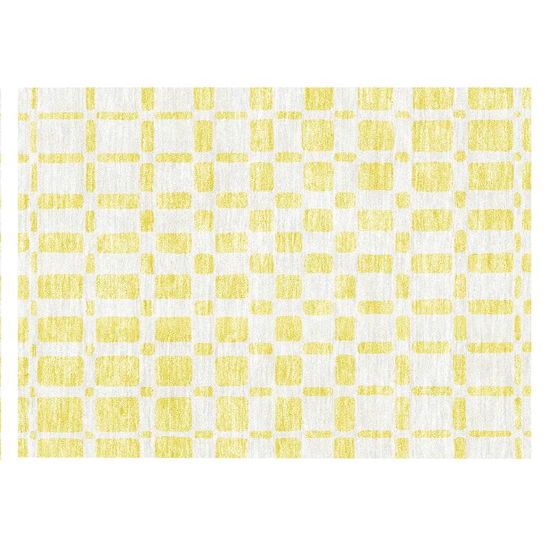 Machine Washable Indoor/ Outdoor Chantille Geo Contemporary Rug