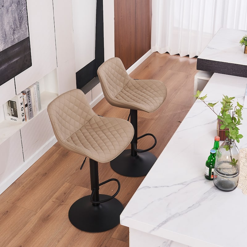 Counter Height Modern Barstools Set of 2 Kitchen Bar stools Side Counter Stools