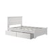 preview thumbnail 2 of 13, Max and Lily Farmhouse Full Bed w/ Panel Headboard and Storage Drawers