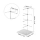 preview thumbnail 2 of 5, Sunglasses Display Stand, 1Pcs - Stainless Steel 4-tier Sunglass Rack Silver
