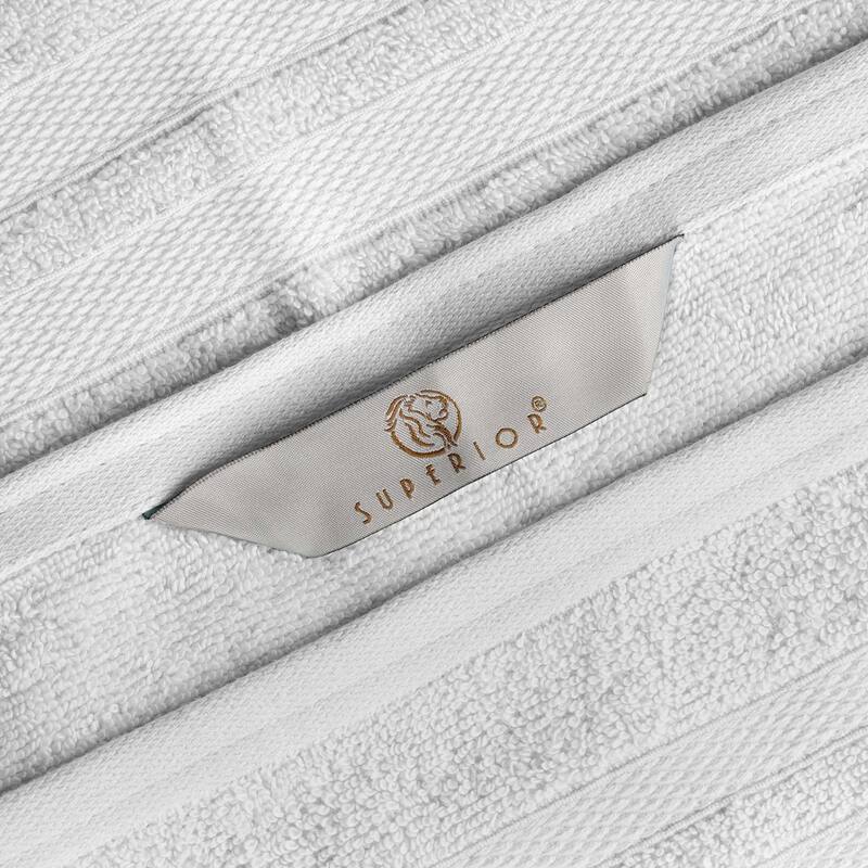 Superior Ultra-Soft Cotton Solid Medium Weight Bath Towel Set of 2