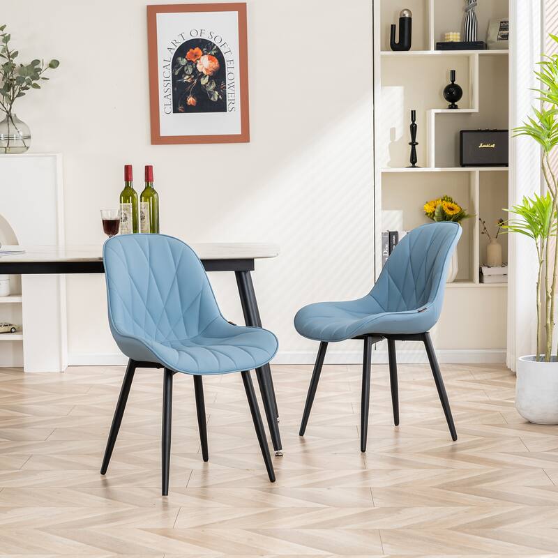 Upholstered Dining Chairs Set of 2 Modern Kitchen Chairs