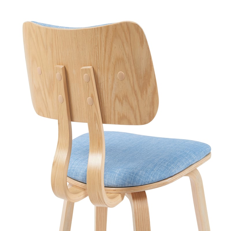 Carson Carrington Ladeplads Mid-century Modern Wood & Upholstered Dining Chair