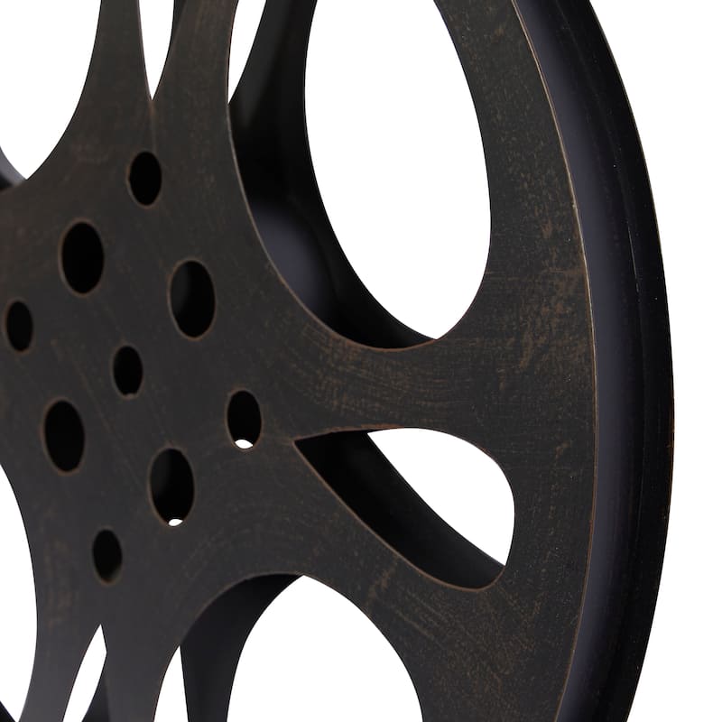 Black Metal Reel Film Home Wall Decor