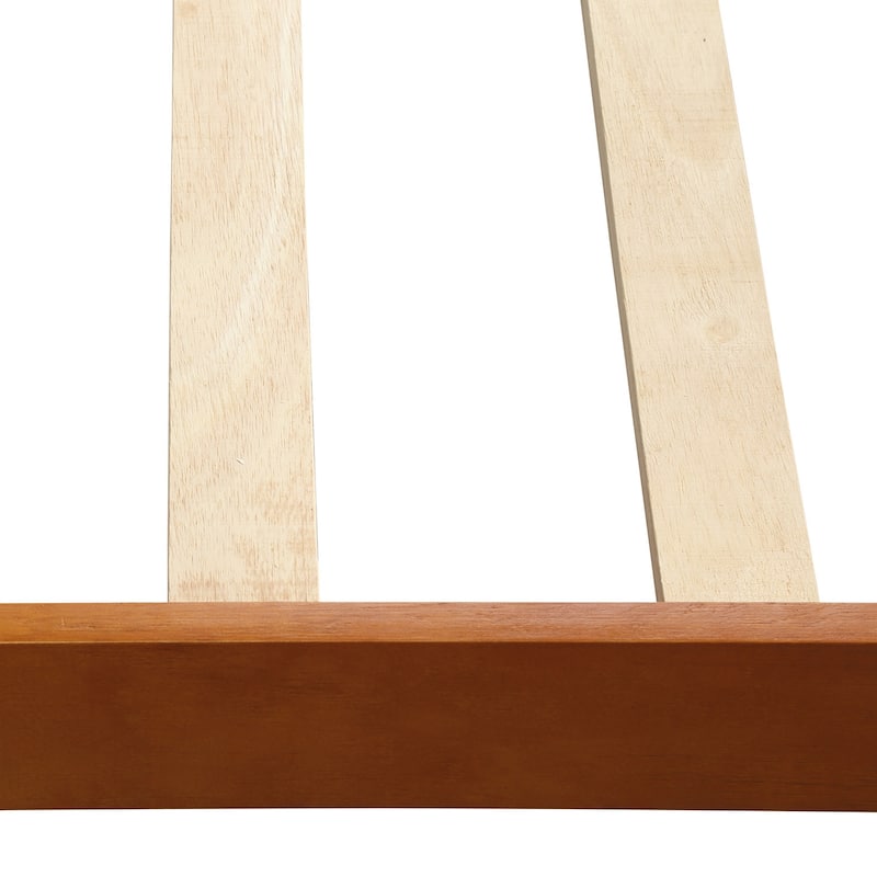 Wood Platform bed with Headboard and Footboard (Oak)