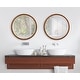 preview thumbnail 2 of 46, Kate and Laurel McLean Round Wood Framed Wall Mirror
