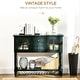 preview thumbnail 4 of 25, HOMCOM Vintage Console Table with 2 Drawers and Cabinets, Retro Sofa Table for Entryway, Living Room and Hallway