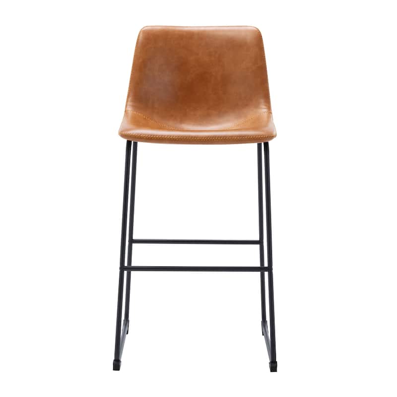 Corvus Thurso Faux Leather 30-inch Bar Stool (Set of 2)
