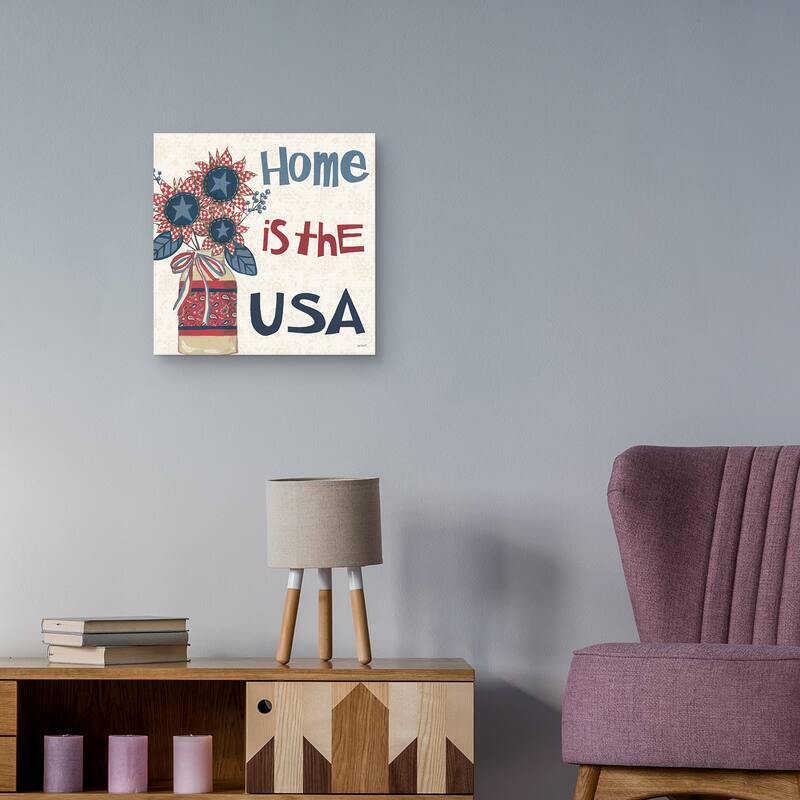 American Country III by Anne Tavoletti Canvas Art Print