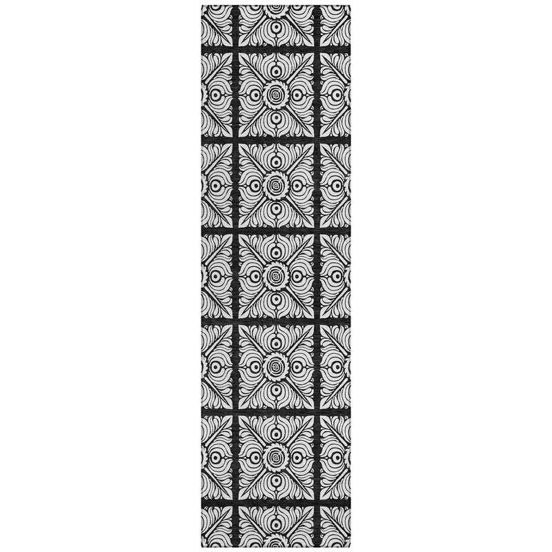 Machine Washable Indoor/ Outdoor Chantille Mosaic Rug
