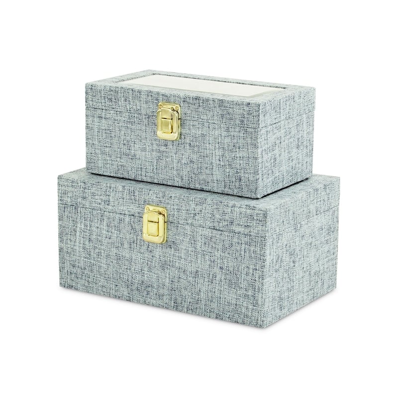 Canter Isle Linen Decorative Box Set