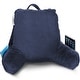 preview thumbnail 41 of 143, Nestl Memory Foam Reading Pillow with Backrest, Arms and Pockets Medium - Navy Blue
