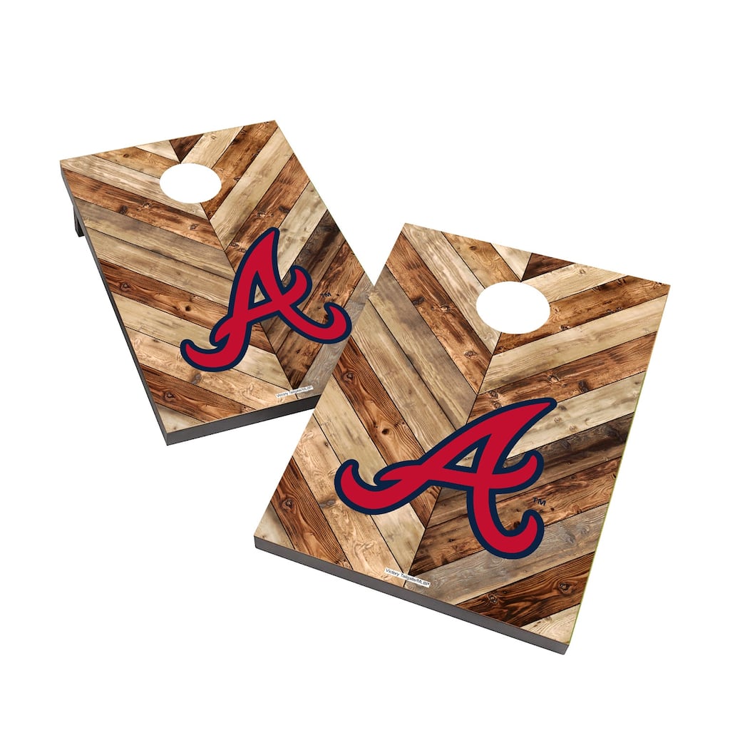 Atlanta Braves 2x4 MLB Cornhole Bag Toss