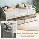 preview thumbnail 9 of 8, Gymax Twin Size Kids Bed w/ Storage 2 Pull-out Drawers Side Shelf for