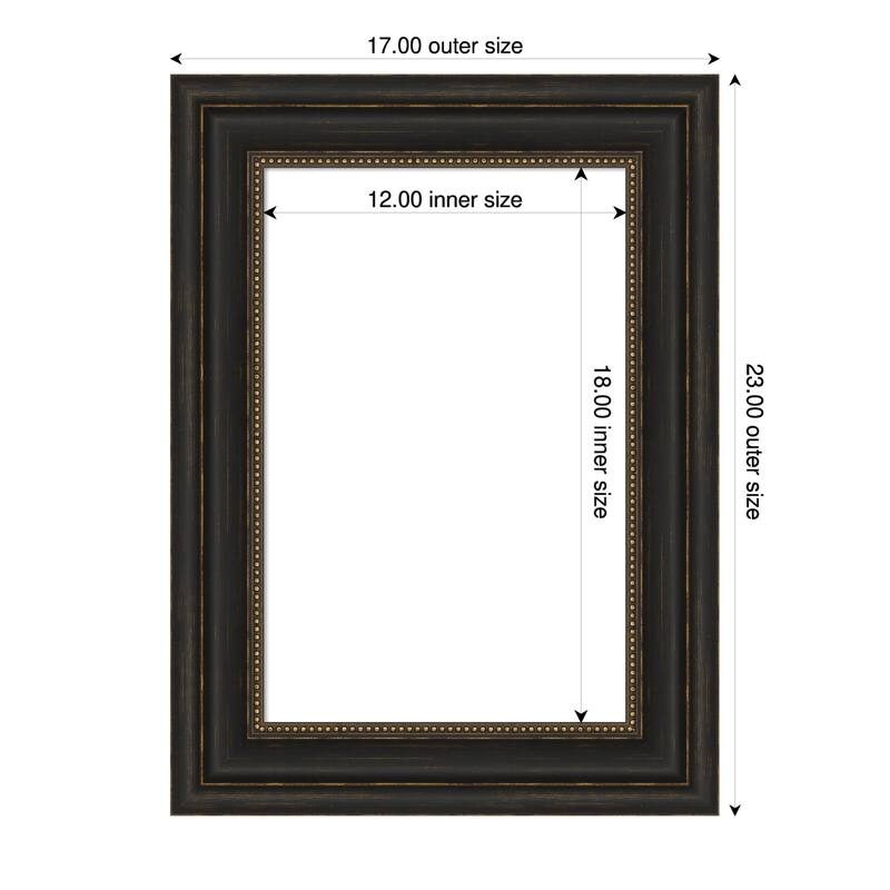 Amanti Art Accent Bronze Framed Dry Erase Magnetic Board - 17 x 23 in