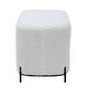preview thumbnail 44 of 44, WOVENBYRD 32" Modern Decorative Bench with metal base