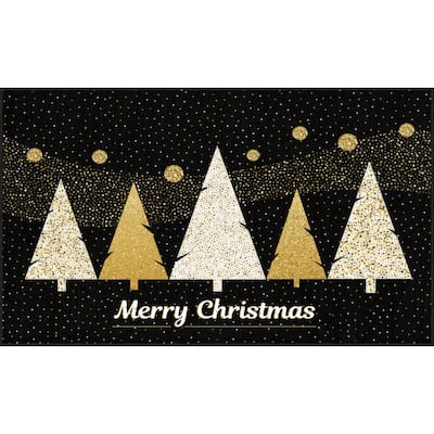 Mohawk Prismatic Merry Polkadot Trees Area Rug