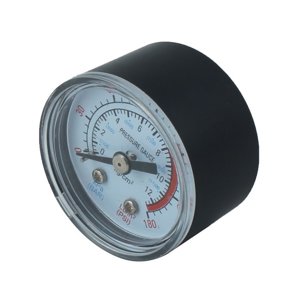 1/8BSP Thread 0-170 PSI Black Plastic Shell Air Pressure Dial Gauge