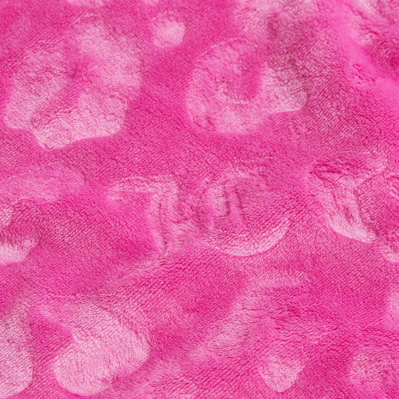 Juicy Couture 60"x70" Embossed Plush Throw Blankets