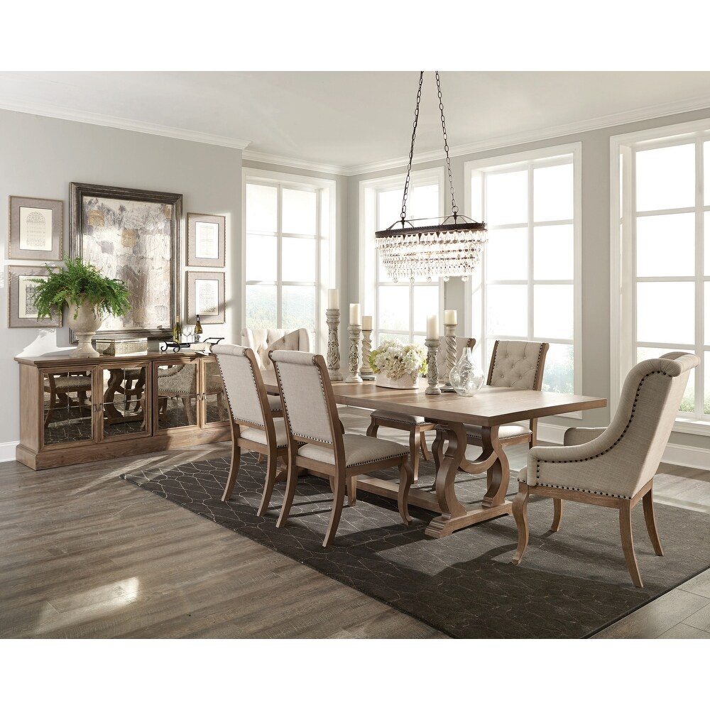 Cream and 2025 oak dining set
