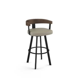 Amisco Lars Swivel Counter and Bar Stool