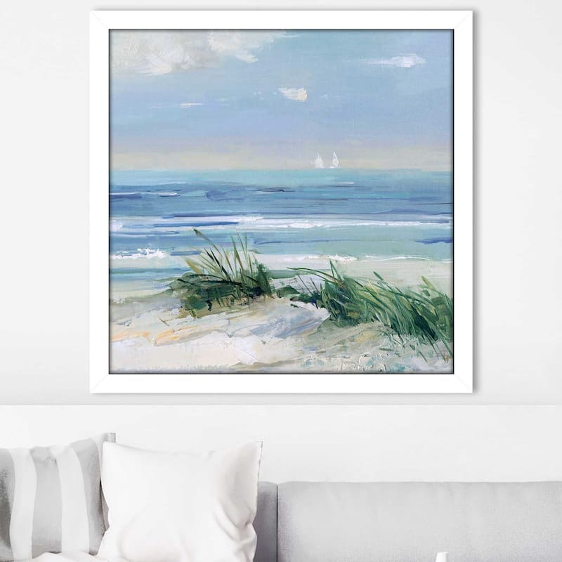 "Coastal Breezes (Square)" by Sally Swatland Print on Acrylic