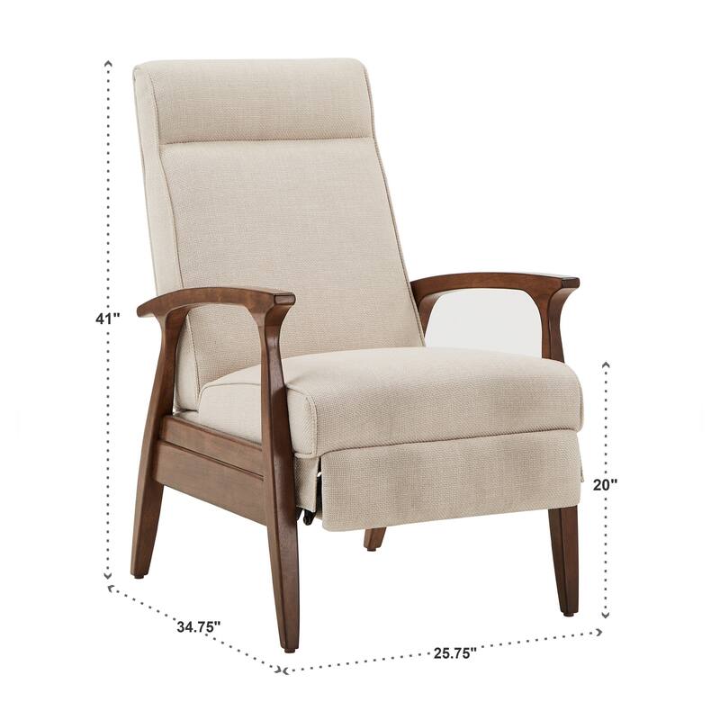 Notker 25.75" Wide Mid-Century Recliner by iNSPIRE Q Modern