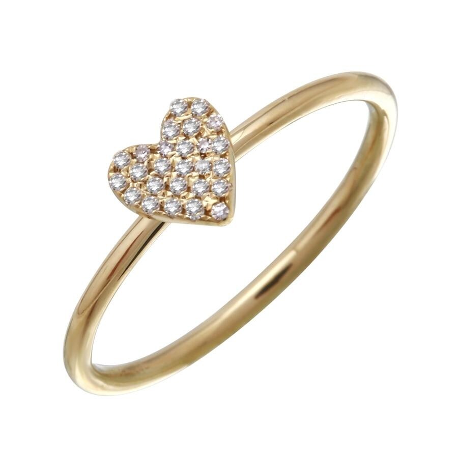flat heart ring