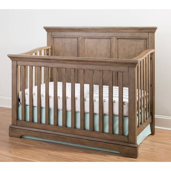 slide 2 of 6, Hanley 56" Wide Convertible Crib, Casher
