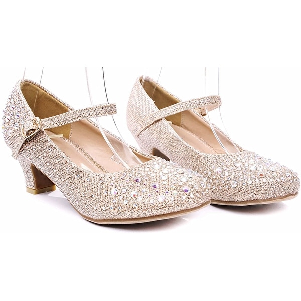 kids glitter pumps
