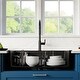 preview thumbnail 32 of 61, Karran Top Mount 33 in. Large Single Bowl Quartz Kitchen Sink