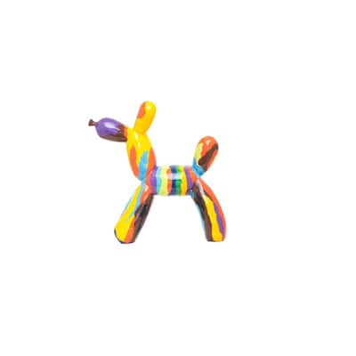 Interior Illusions Plus Graffiti Resin Dog Sculpture - 12" tall