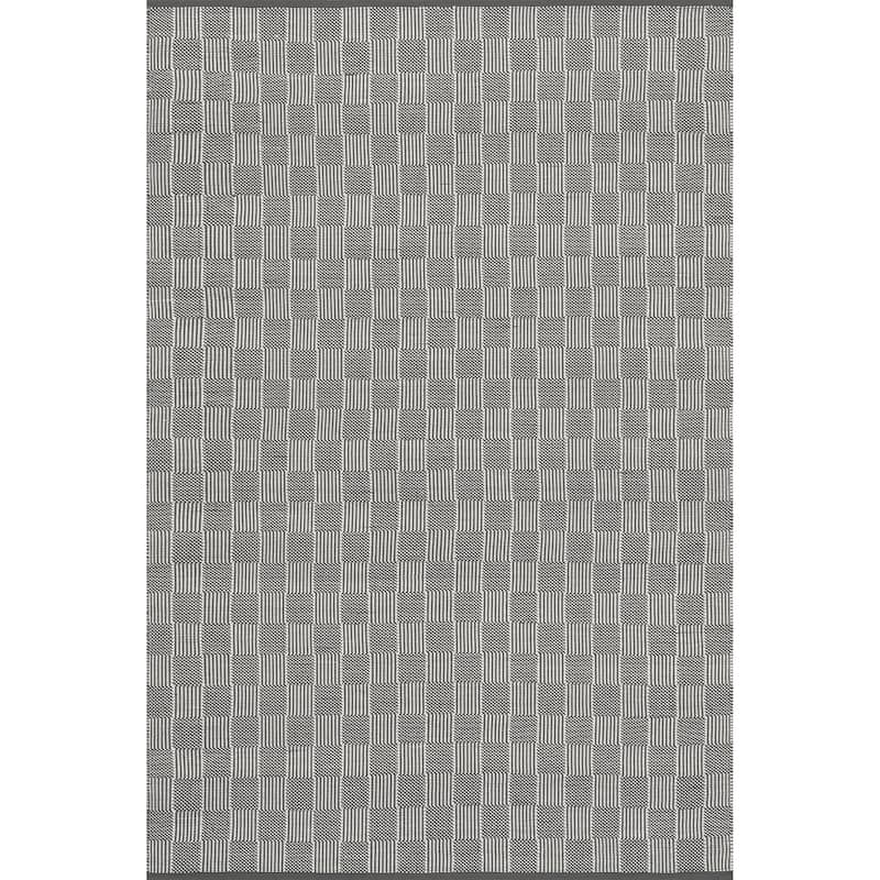 Home Conservatory Squares Handwoven Indoor/Outdoor Area Rug