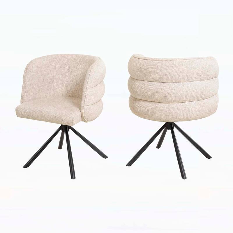 270° Swivel Home Office Desk Chairs Set of 2,with Metal Base for Comfort and Style