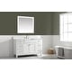 preview thumbnail 4 of 11, Burbank 54" Single Vanity in White