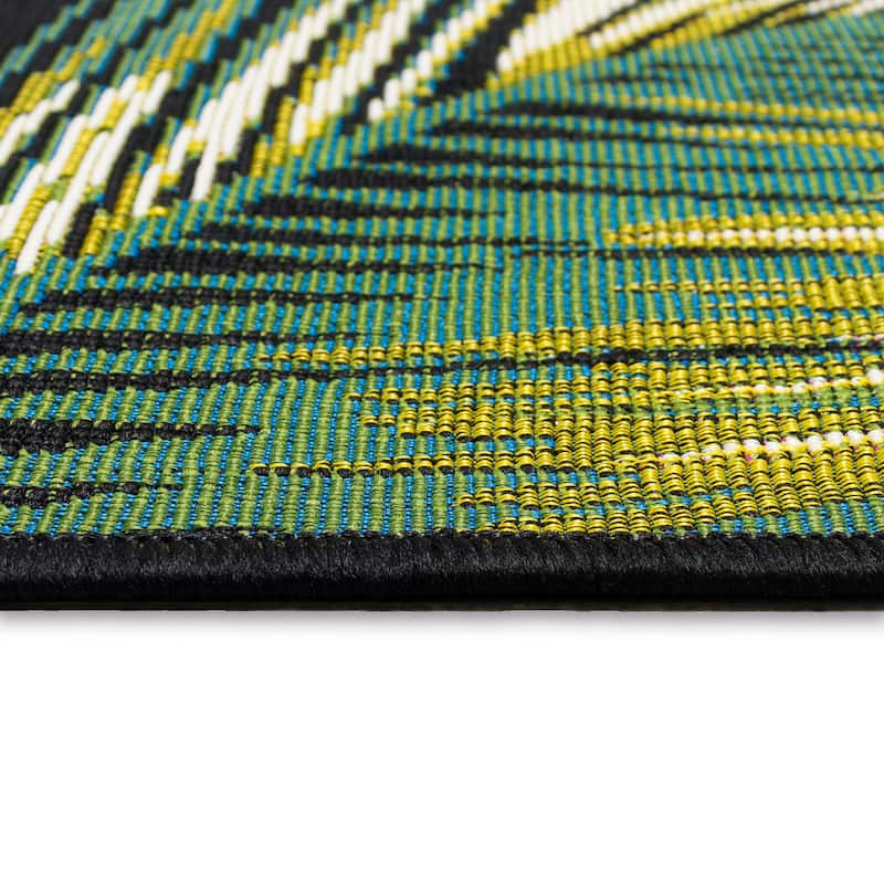 Liora Manne Marina Palm Border Indoor/Outdoor Rug
